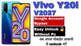 Vivo Y20i (V2027) Frp Bypass Without Pc | vivo y20i Frp bypass | vivo y20i Google account bypass