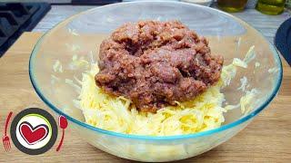 Mix potatoes with minced meat for amazing results