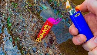 Lighting Fireworks Underground