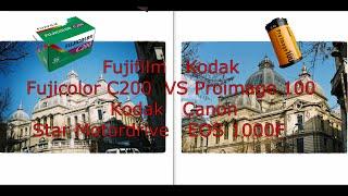 Fujifilm Fujicolor C200 VS Kodak Proimage100 - 35mm film comparison