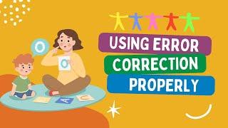 How to Use Error Correction Properly | Simple Error Correction Guide