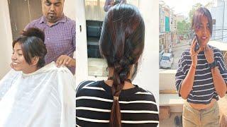 Her Boyfriend Forced her to Go for Short Haircut ( Indian Haircut story trailer....)