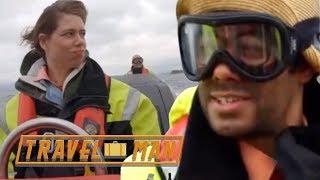 Lou Sanders & Richard's Bergen boat trip | Travel Man Extra