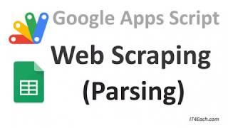 Парсинг (cкрапинг) с помощью Google Apps Script