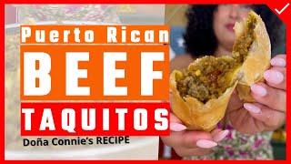 TAQUITOS (TACOS)  Puertorriqueños - Fried or AIRFRYER Recipe