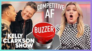 7 Times Kelly Clarkson Got Competitive AF! Ft. Blake Shelton & Melissa McCarthy | Digital Exclusive