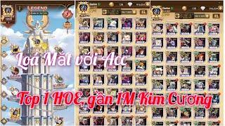 Afk Arena | Lóa mắt với Acc Supper VIP Top 1 HOE | Thánh Địa Afk