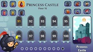 How to complete tricky Castle levels|| princess castle || level 95 walkthrough @tricky castle