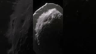 The Surface of Saturn's Moon Pan Up Close