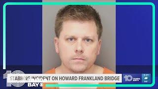 Man accused of stabbing driver who hit his car on Howard Frankland Bridge worked for the US Attorney