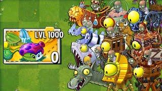 All THROW Plants LEVEL 1000 vs All Final Boss - Plants vs Zombies 2 Mod