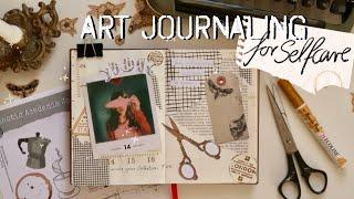 Art Journal with me • lets create without the pressure