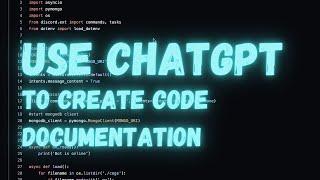 Using ChatGPT to Create Code Documentation for a Discord Bot