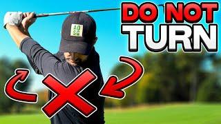 Don't Turn Your Shoulders for a Driver Golf Swing