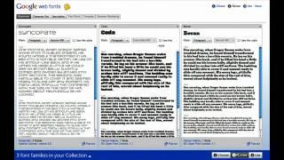 Google I/O 2011: Web Fonts are changing the Web. Learn why
