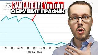 КАК ЗАМЕДЛЕНИЕ YOUTUBE ПОВЛИЯЛО НА ПРОСМОТРЫ? Показываю, как ломаются алгоритмы YouTube