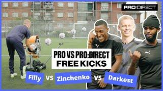 ZINCHENKO TRIES TO TEACH DARKESTMAN FOOTBALL  | Pro vs Pro:Direct ft Zinchenko, Filly & Darkestman