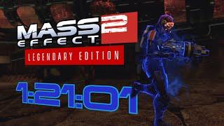 Mass Effect 2: Legendary Edition Speedrun NG+ Any% (1:21:01 Game Time)