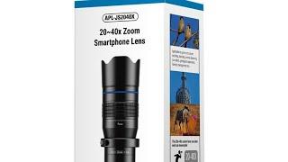 Apexel New 2020 20x-40x Variable Magnification Zoom Lens Review