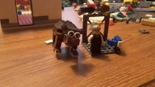 Brick built animal showcase