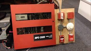 Faraday MPC-2000 Addressable Fire Alarm Panel Overview/Test