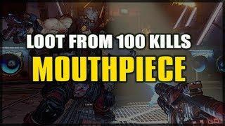 Borderlands 3: Loot From 100 Mouthpiece Kills - Legendary Science! (Boss Farming)