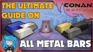 THE ULTIMATE GUIDE TO METAL (CRAFTING & FARM GUIDE) - BEGINNERS GUIDE | Conan Exiles |