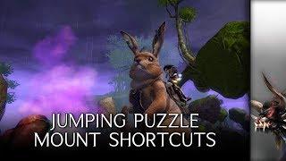 Guild Wars 2 - Jumping puzzle shortcuts using mounts