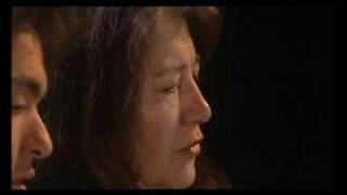 Argerich and Kissin piano 4 hands - Mozart Sonata KV 521 (part 1/2)