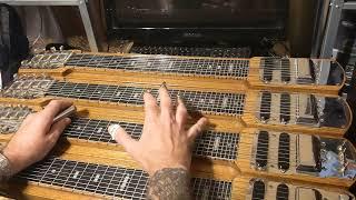 Lap / Pedal Steel Guitar lesson: Remington Ride lick in both C6 and A6 tunings