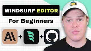 Windsurf Editor Beginner's Guide To AI Coding in 18 min (Claude AI, ChatGPT, GitHub, Firebase)