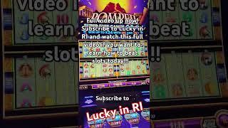 Incredible Wonder 4 Pompeii Super Free Games! Full video uploading now @ Lucky in RI #slot #learn