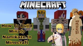 How To Build A Minato Namikaze Statue (Naruto Shipudden) - Minecraft