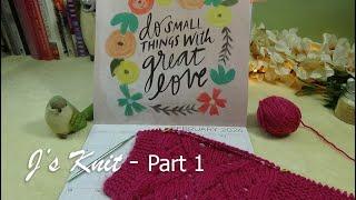 J's Knit - New Stitch + New Chart = New Sweater. EP. 224-1. #newvideo