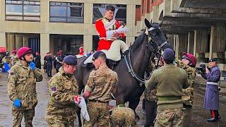 BEHIND THE SCENES: The King's Guard and Horses preparing for The Elizabeth Cup at Barracks!