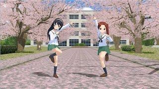 [MMD] ViVa Happy (Girls und Panzer)