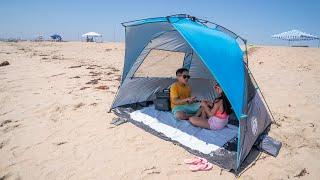 E-Z UP® Wedge™ Beach & Sport Tent - Cool, Quick, Compact