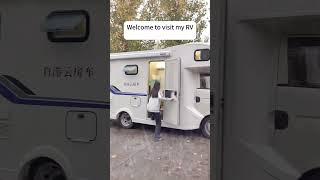 It suddenly started raining while camping in the RV