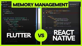 Memory Management: Flutter vs. React Native Explained