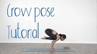 crow pose yoga tutorial | bakasana for beginners