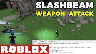 Roblox Studio Sword script that does Damage, Press a key to fire the slashbeam attack!