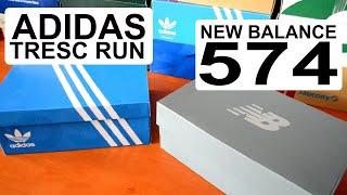 Adidas TRESC RUN & New Balance 574 - кроссовки из США