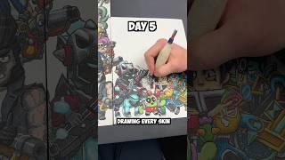 Day 5 Drawing EVERY Brawl Stars Skin - Virus 8-bit