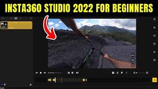 Insta360 Studio 2023 | Beginners Editing Tutorial