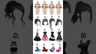 A,B,C,D  🫵 choose Your favourite  look️#tocaboca #gacha #tocalifeworld #toca
