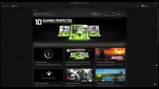 GeForce Experience 9  driver downloader glitch