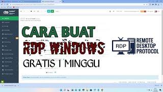 Cara Membuat RDP Windows Gratis 1 Minggu | Cloud Sigma