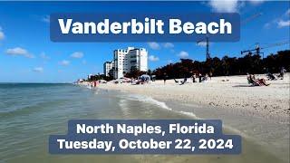 Robb’s Tuesday Morning Beach Report for Vanderbilt Beach in North Naples, Florida (10/22/24)