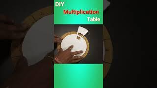 Maths Working Model | DIY Multiplication Wheel | Easy Mathematics  #creative #art #diy #fashion