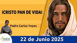 Evangelio De Hoy Domingo 22 Junio 2025 #PadreCarlosYepes l San Lucas 9,11b-17 l Misa